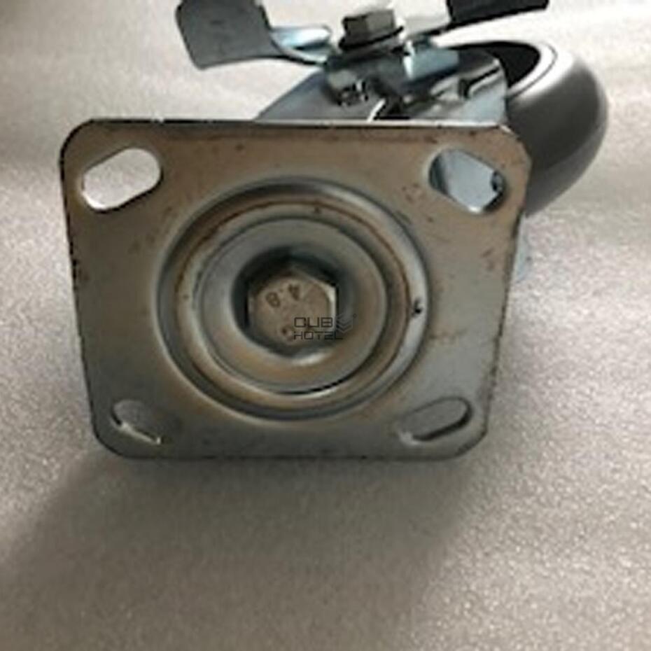 Wheel For Cleaning Car With Brake